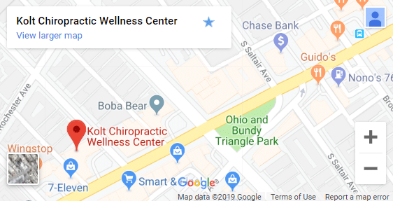 Map of Santa Monica Chiropractors